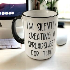 Orca Coatings: I'm Silently Creating A Spreadsheet For That Coffee mug.